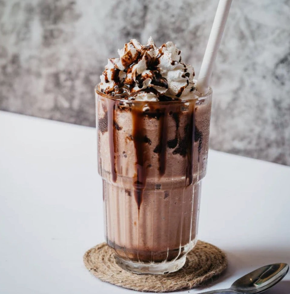 Iced Chocolate with Ice Cream & Cream
