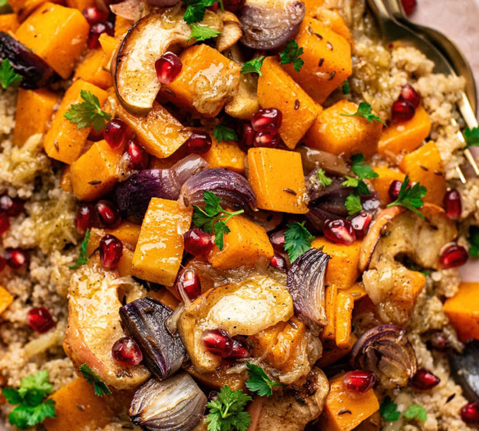 Moroccan pumpkin salad